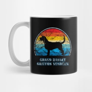 Grand Basset Griffon Vendeen Vintage Design Dog Mug